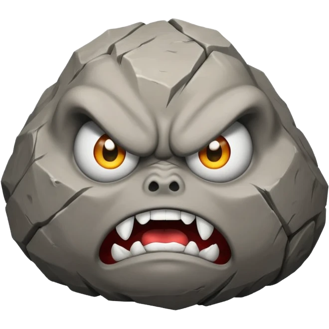 An angry fast rolling it's eyes emoji