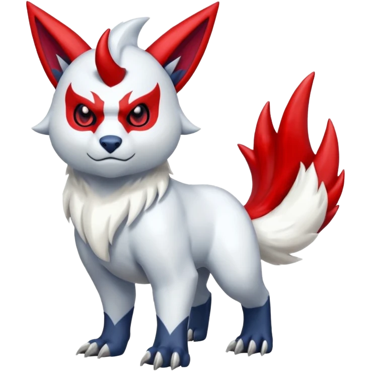 Absol-Zangoose-Fusion (full body) emoji