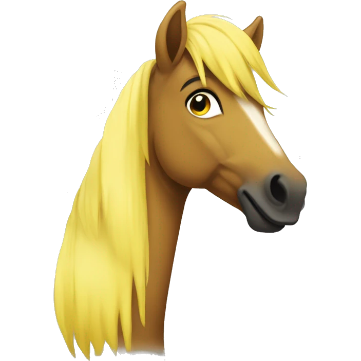 yellow ponny emoji
