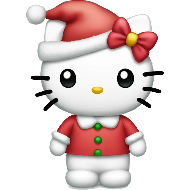 Hello kitty Christmas  emoji