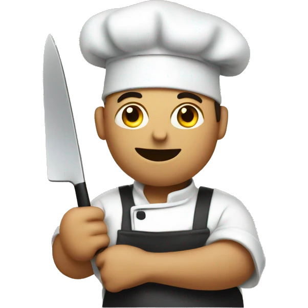 chef with square knife emoji