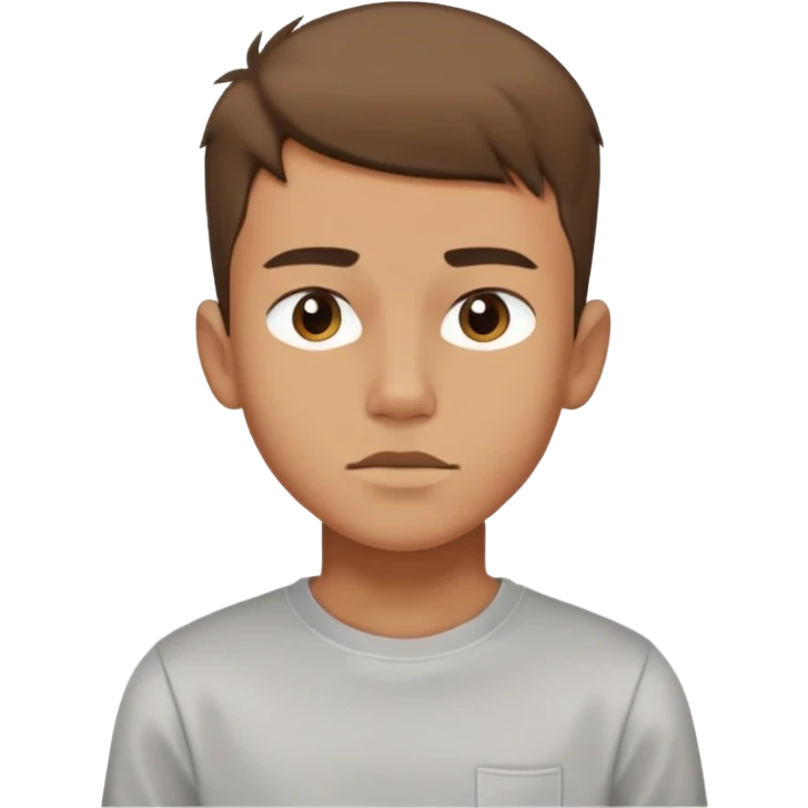 two block boy with sharp jawline emoji