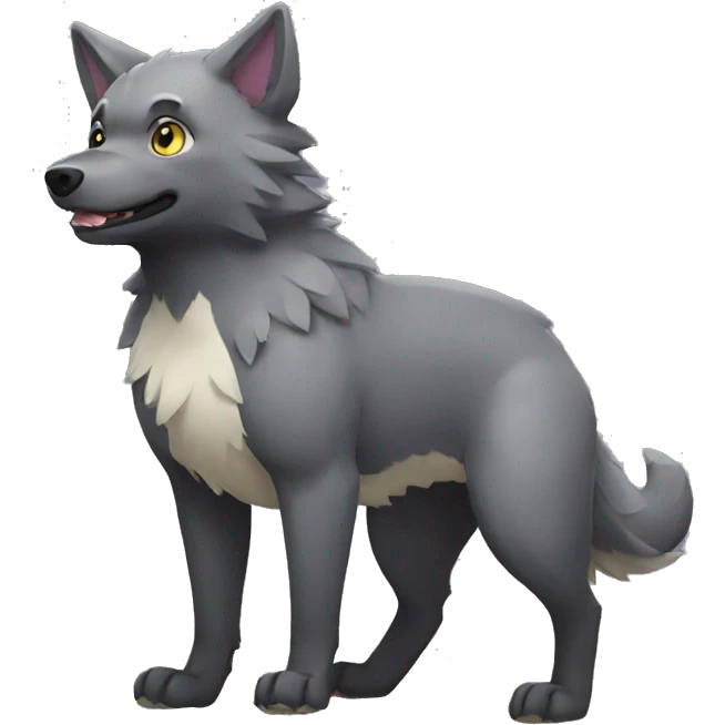Poochyena full body emoji