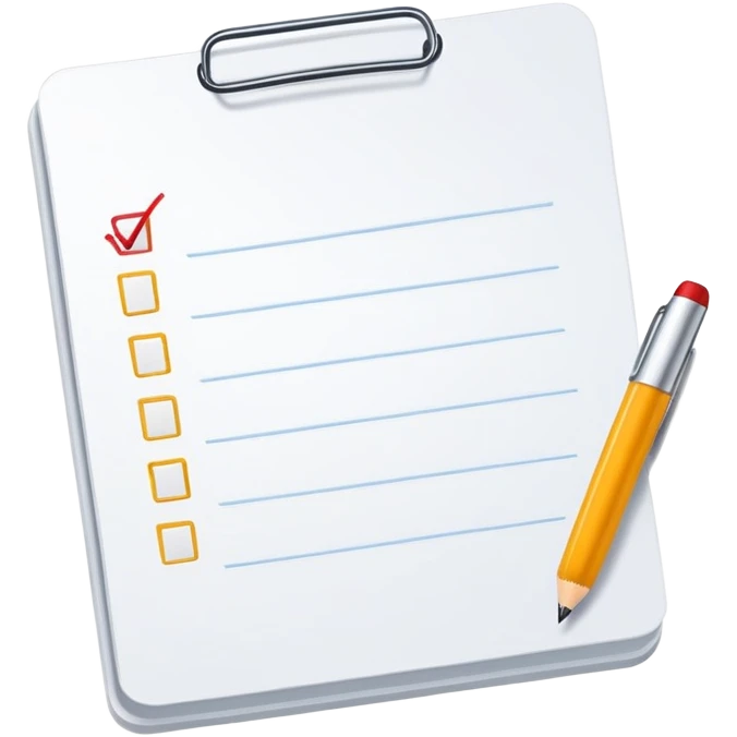 blank To-do list emoji