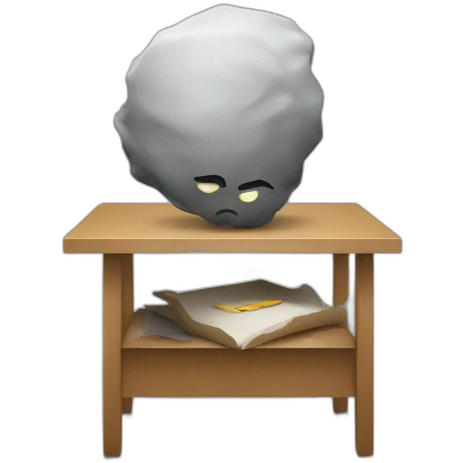 smashing head on desk emoji