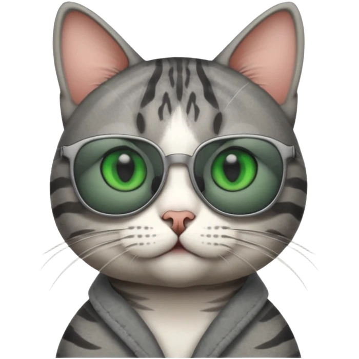 Cat wearing sunglasses emoji