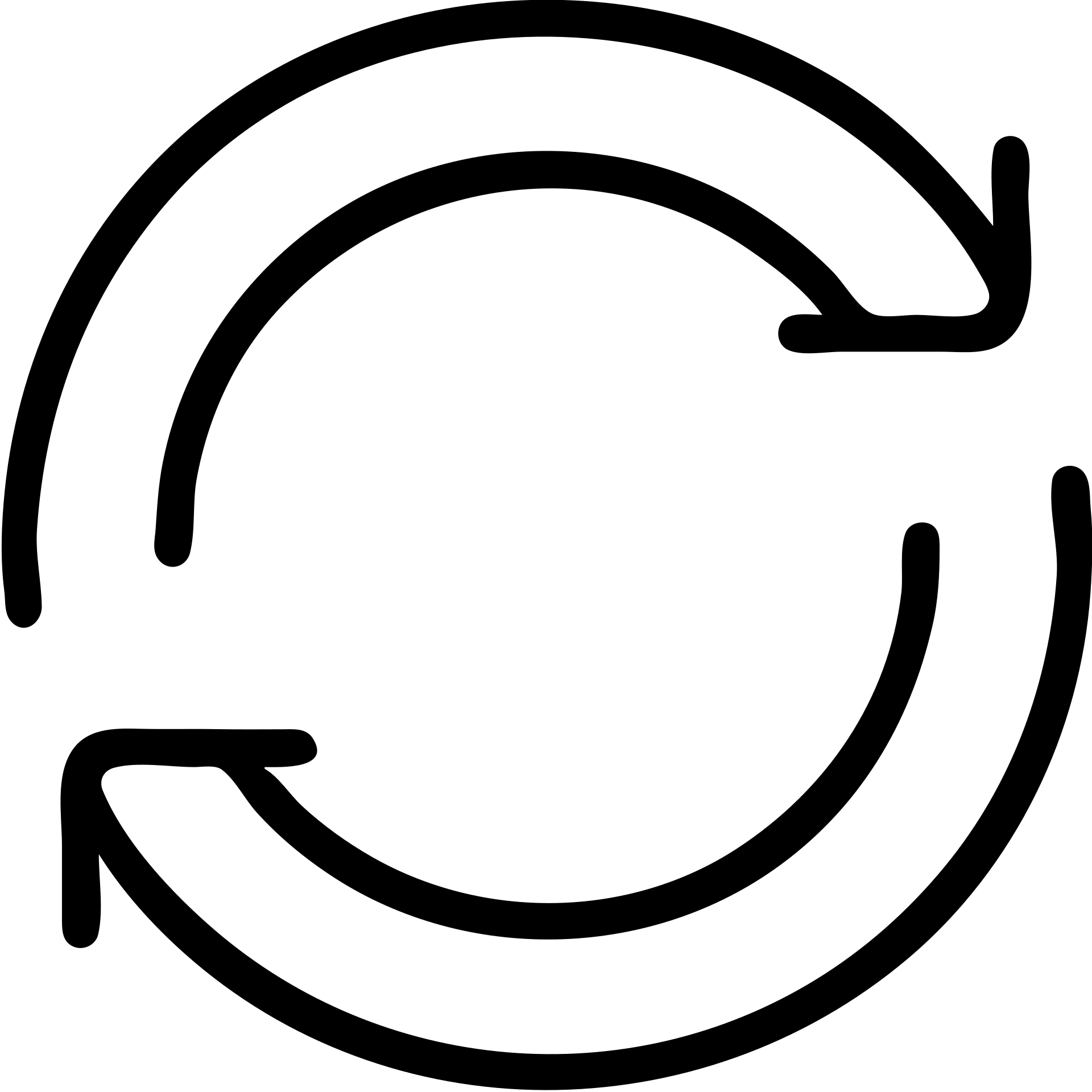 anticlockwise rotate symbol, two curved arrows forming a loop, outline icon style emoji
