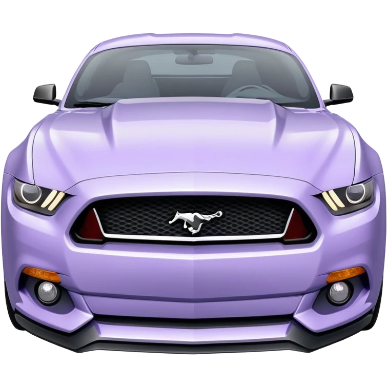 Pale lavander mustang  emoji