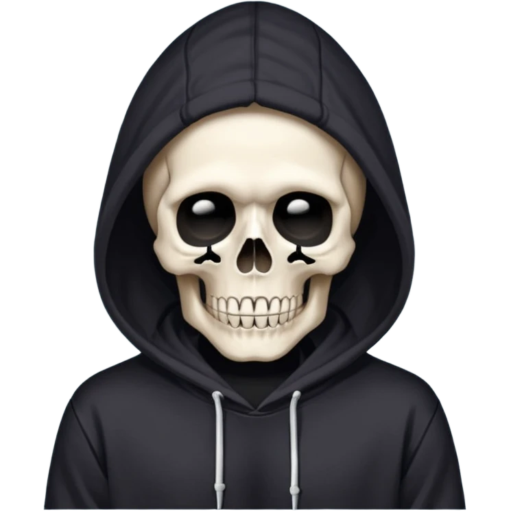 Skull Hoodie emoji