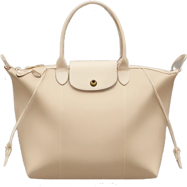 beige longchamp bag emoji