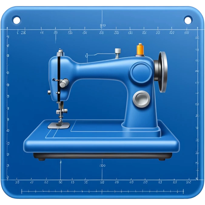 blueprint 2D drawing emoji