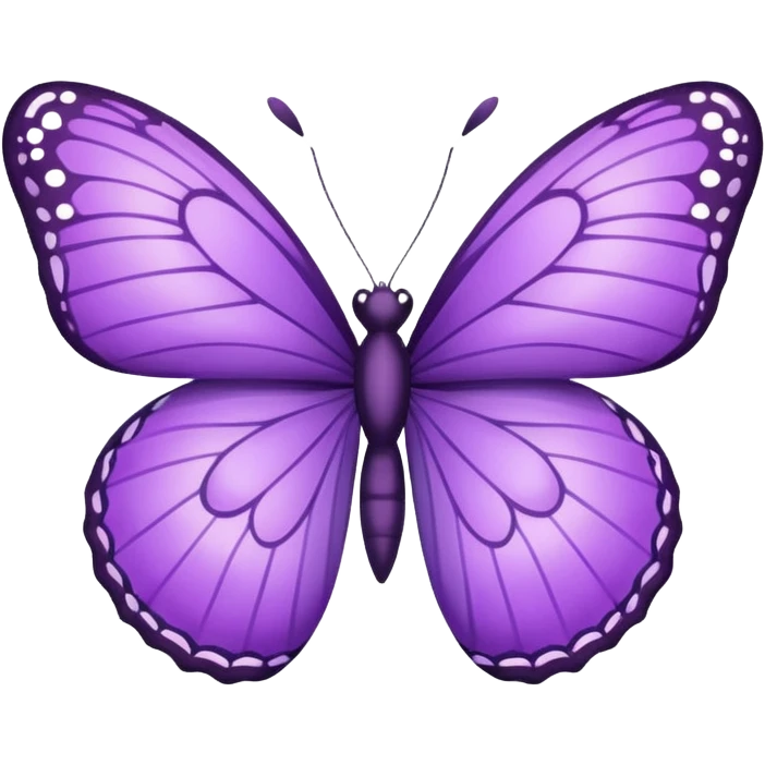 Small purple butterfly  emoji