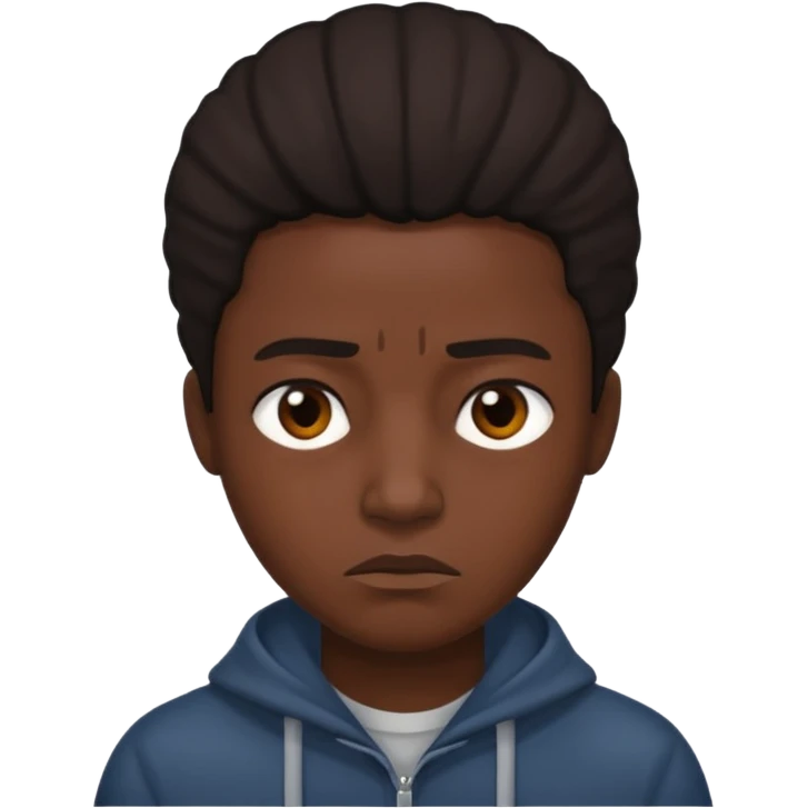 A black slave emoji