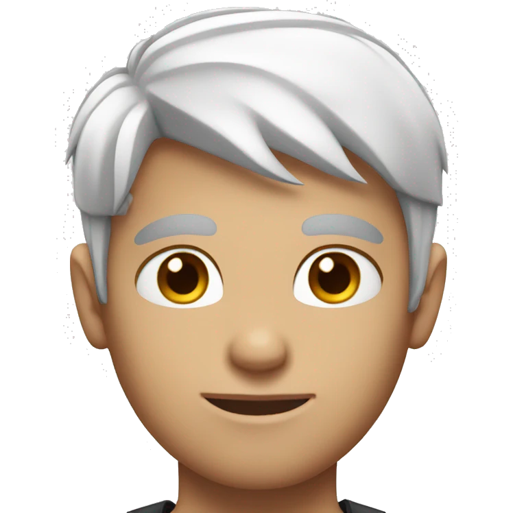 Handsome white red hair boy emoji