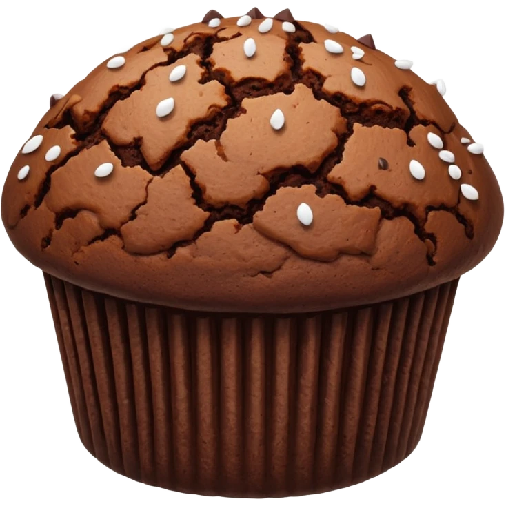 chocolate muffin emoji