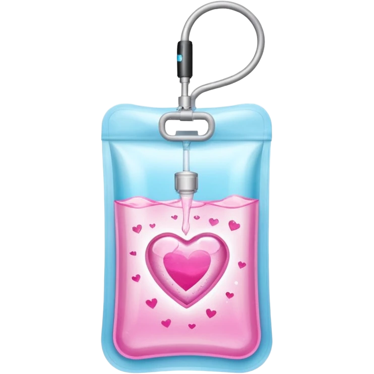 IV bag that looks like Love Island (the television show) emoji