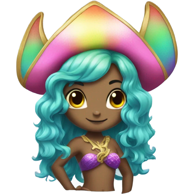 rainbow mermaid pirate bunny emoji