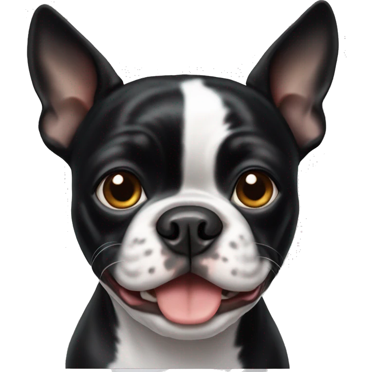 Boston terrier dog emoji
