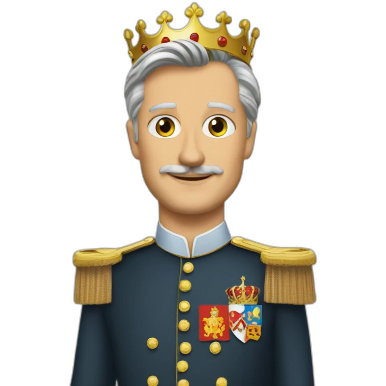 king Philippe of Belgium approved emoji