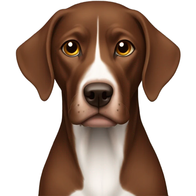 viszla dog black and brown rain emoji