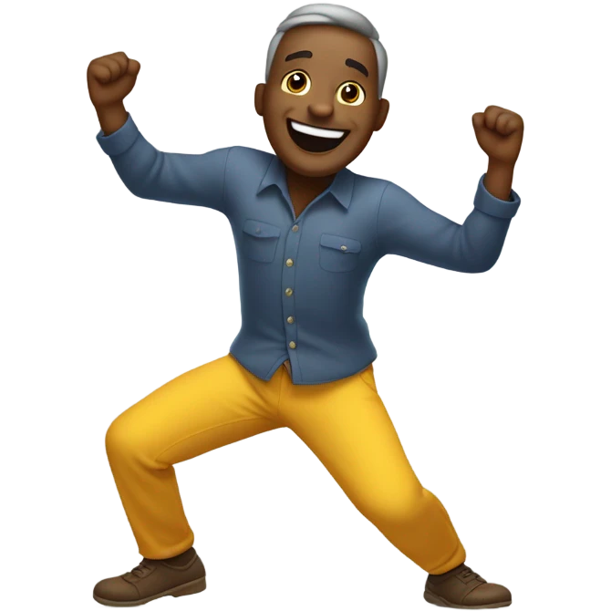 happy dancing man emoji