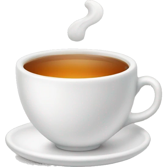 Cup of tea whit sugar emoji