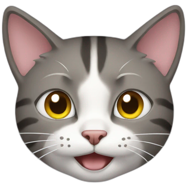 cat bliking emoji