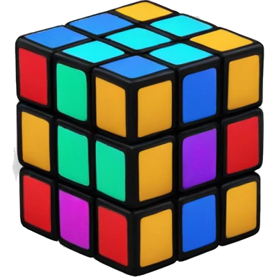 Rubik cube emoji