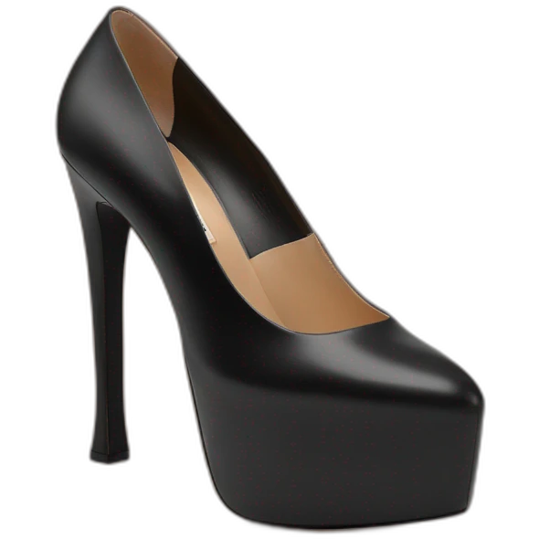 VALENTINO Tan-go PLATFORM PUMP black emoji