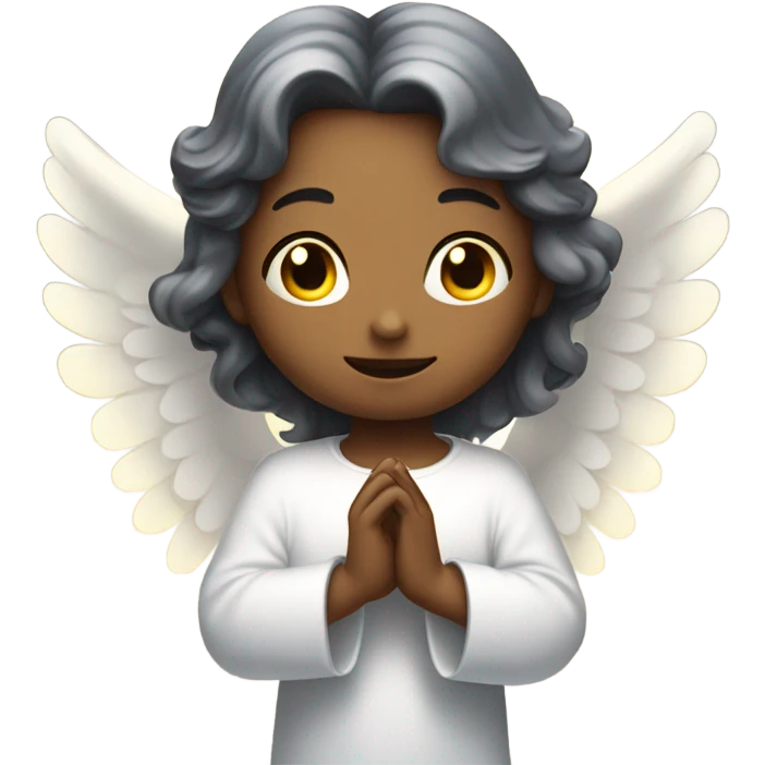 Angel talking emoji