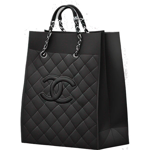 Chanel shopping bag  emoji