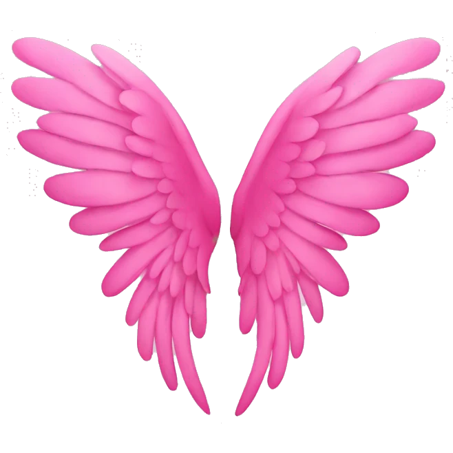 Pink wings  emoji