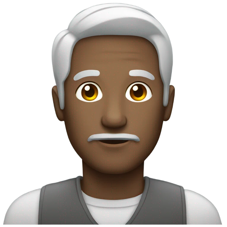 grey man laying down emoji