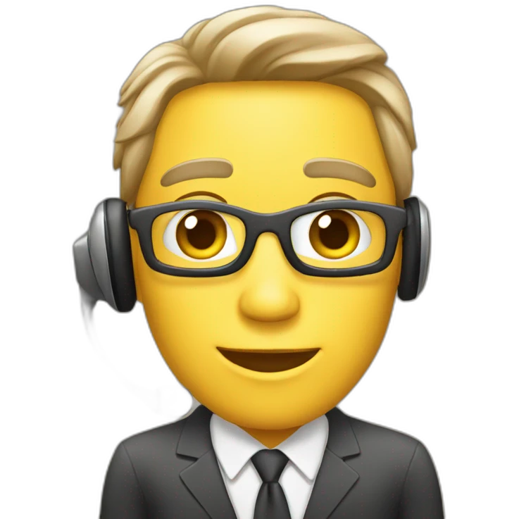 atendente telemarketing emoji
