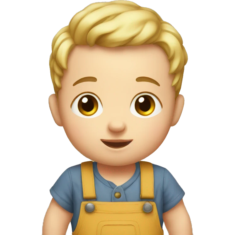 A farming infant emoji