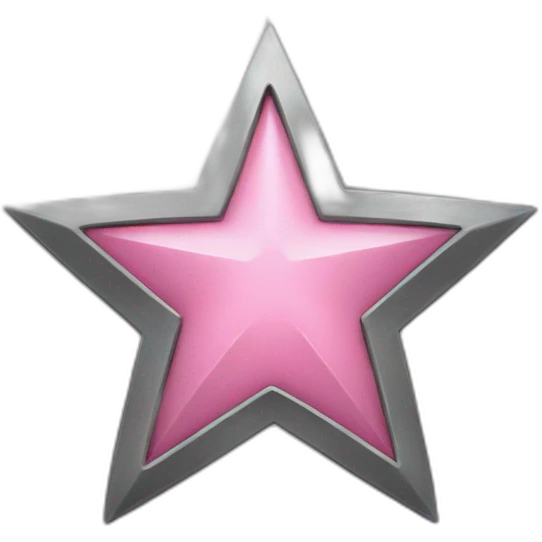 iron with a pink star emoji