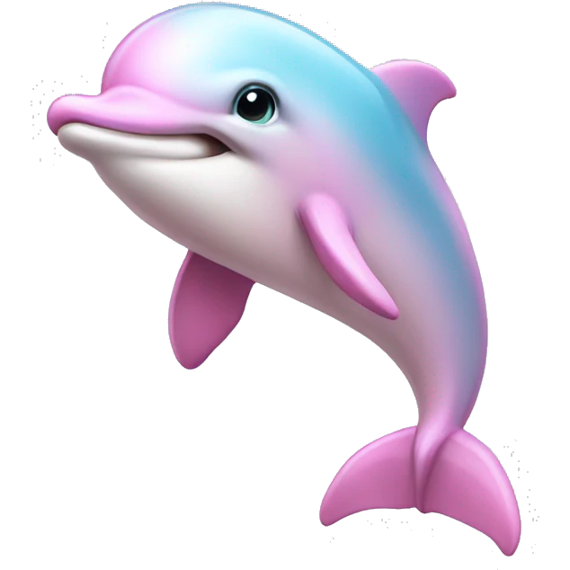 Pastel-pink-colors-dolphin emoji