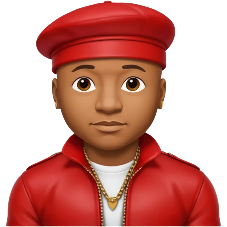 LL Cool J, red outfit emoji