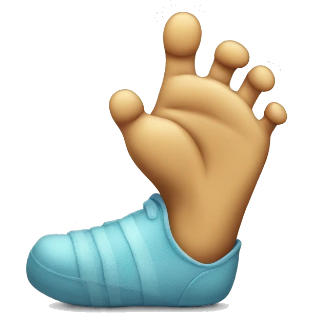 Foot giving a okay emoji