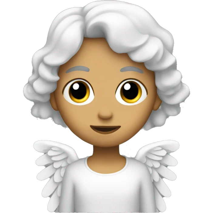 monochrome angel  emoji