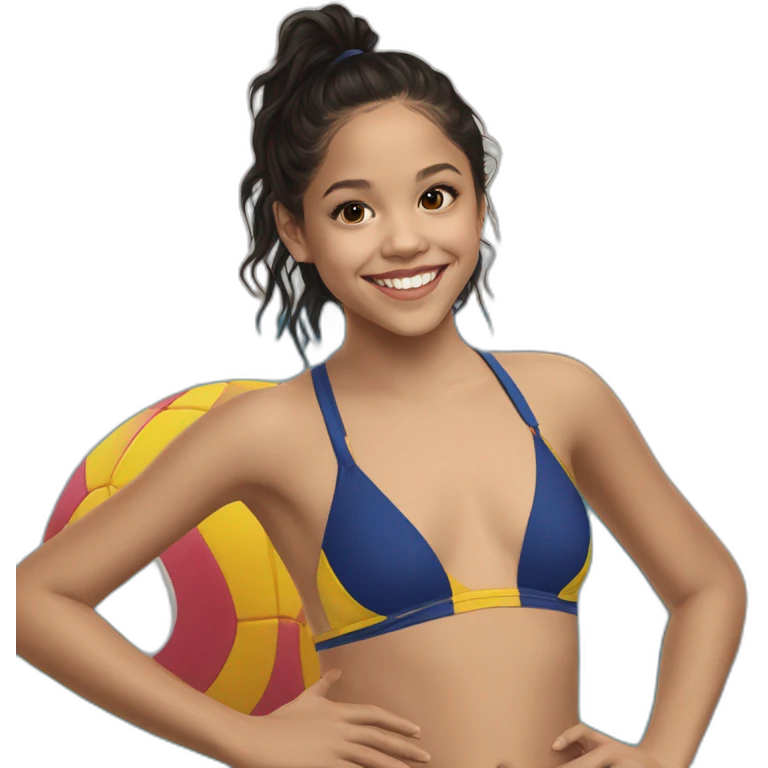 Jenna Ortega maillot bain emoji