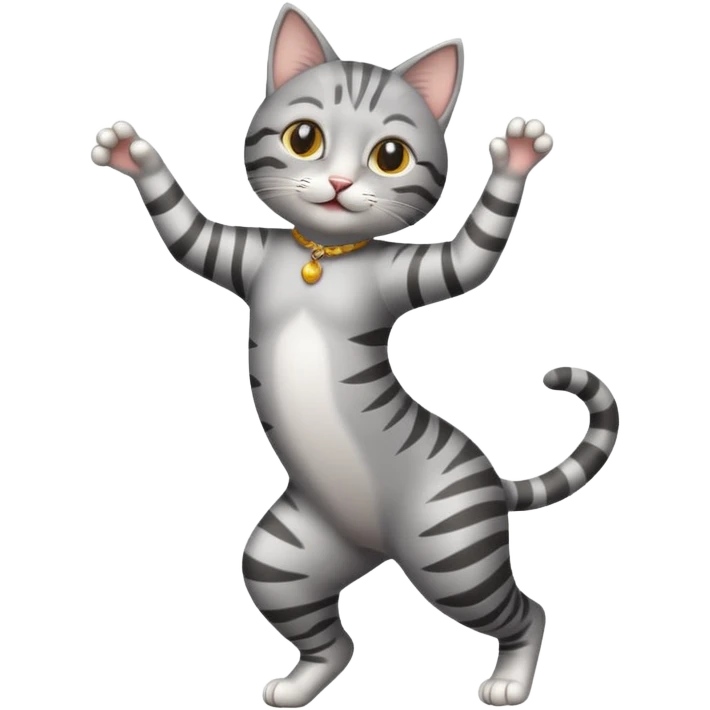 Cat dancing emoji