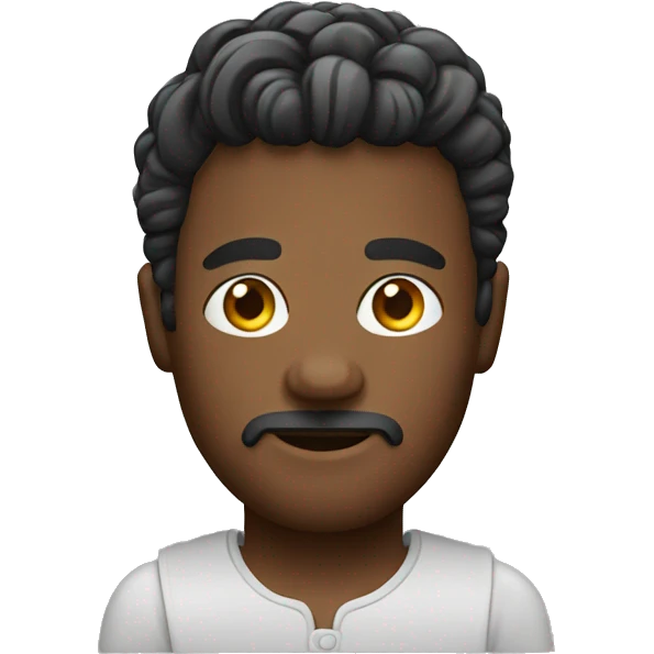 Man with bead emoji