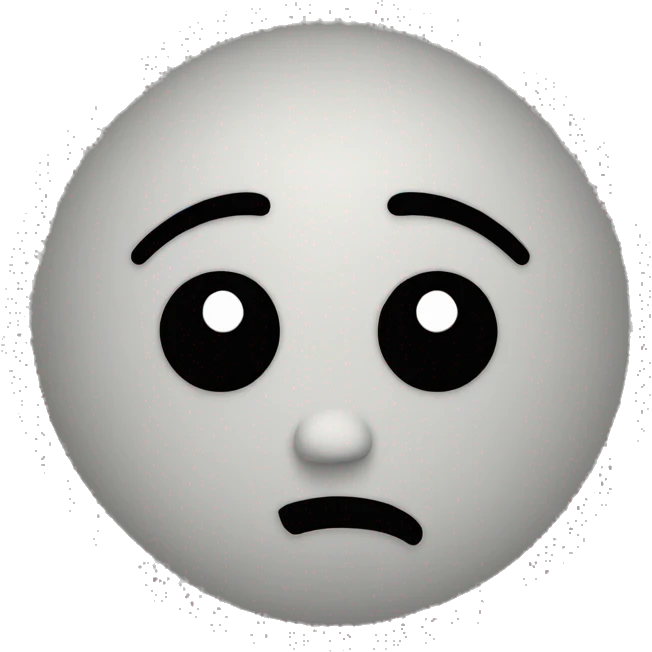 Happy sad face emoji