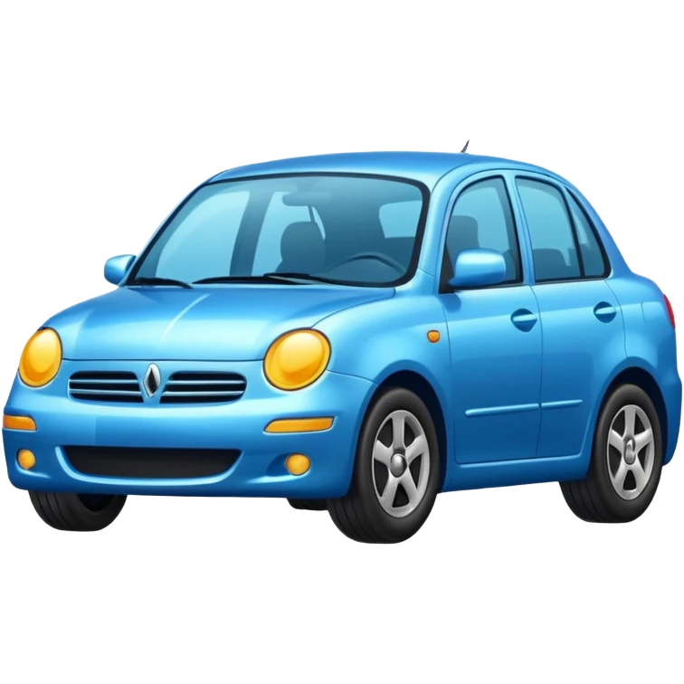 blue  car  emoji