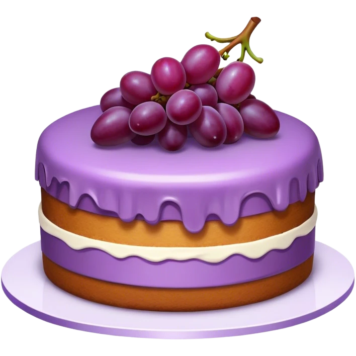 grape cake emoji
