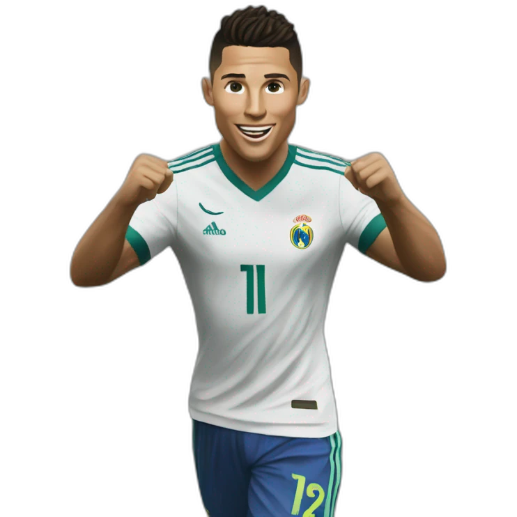 Ronaldo celebretion emoji