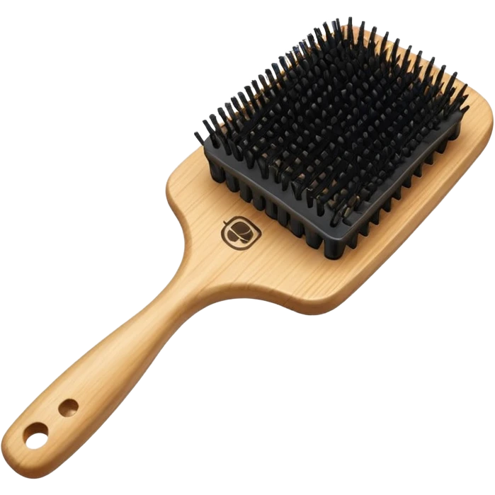 paddle brush for hair emoji