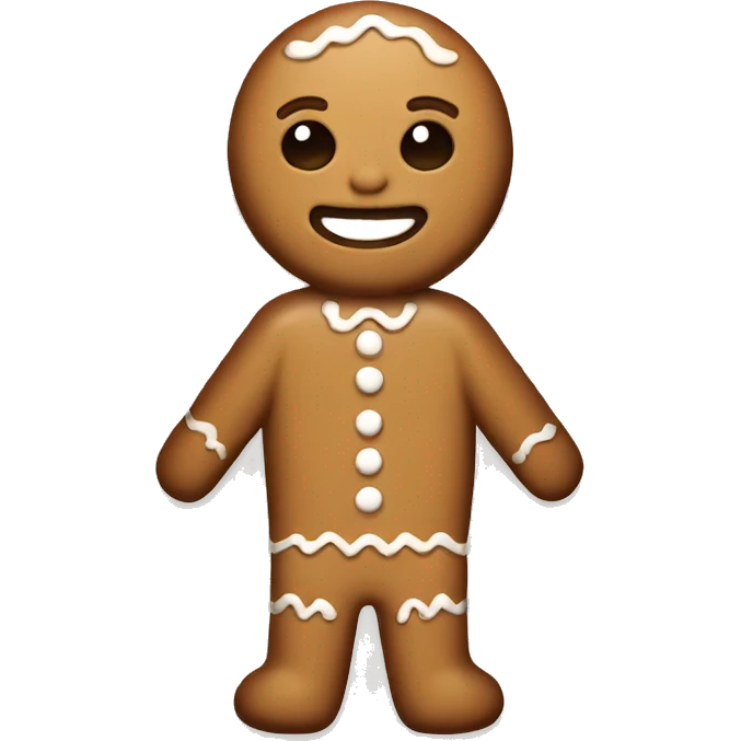 Beige gingerbread  emoji