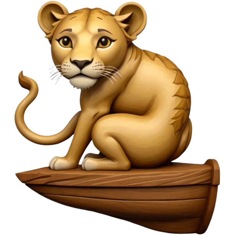 Figure de proue lionne emoji